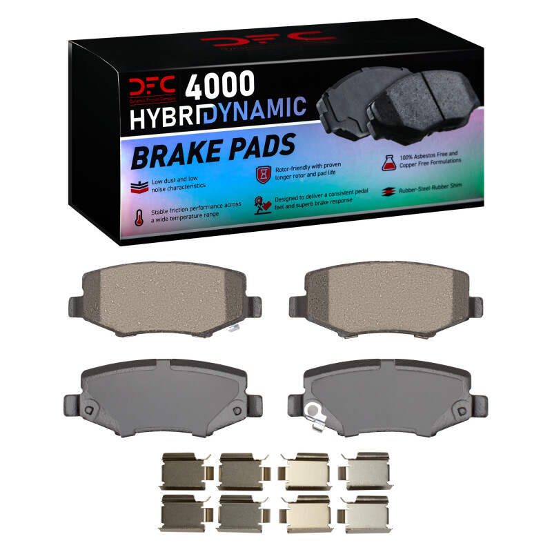Dodge Nitro Brake Pads - Rear - DFC - 4000 HybriDynamic - `07-`18