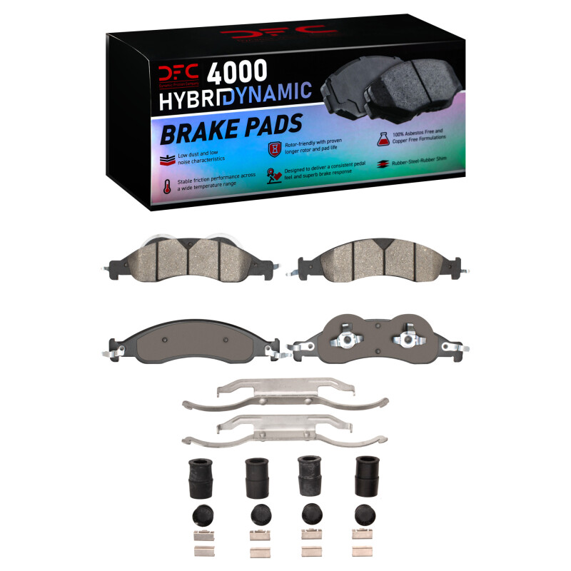 Ford Expedition Brake Pads - Front - DFC - 4000 HybriDynamic - `07-`09