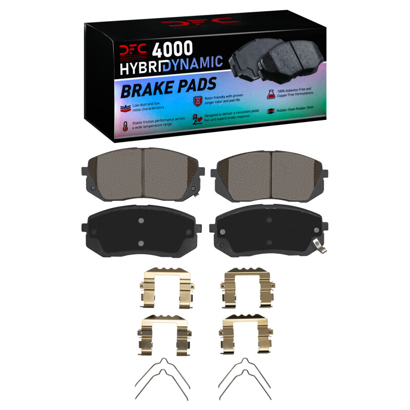 Hyundai Sonata Brake Pads - Front - DFC - 4000 HybriDynamic - 2015