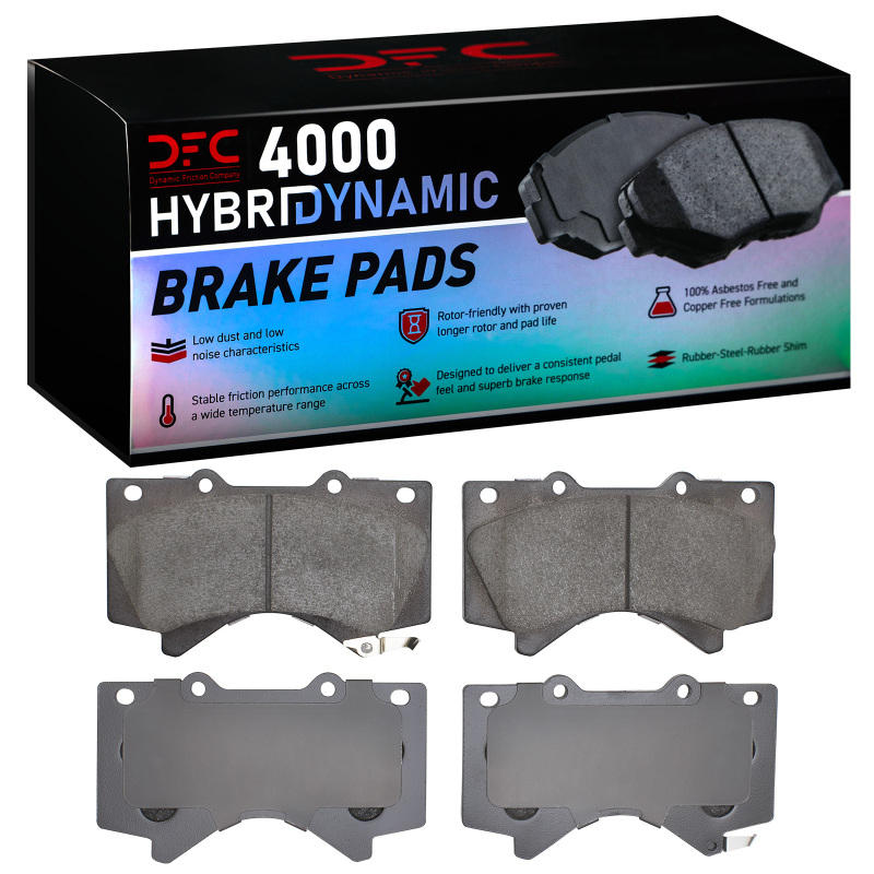 Toyota Tundra Brake Pads - Front - DFC - 4000 HybriDynamic - `07-`22