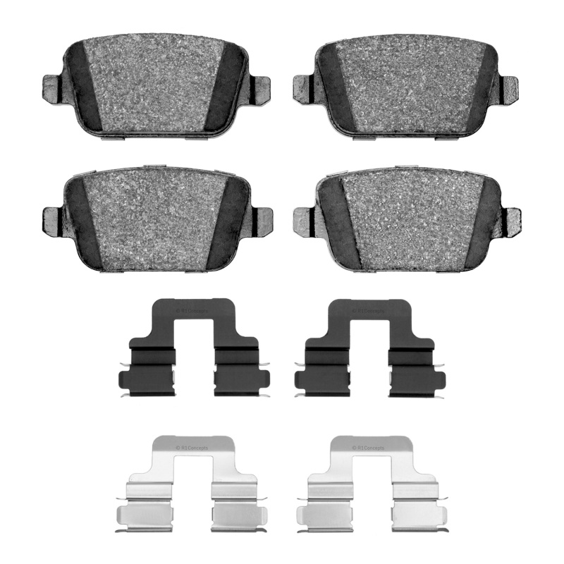 Volvo S80 Brake Pads - Rear - DFC - 4000 HybriDynamic - `07-`10
