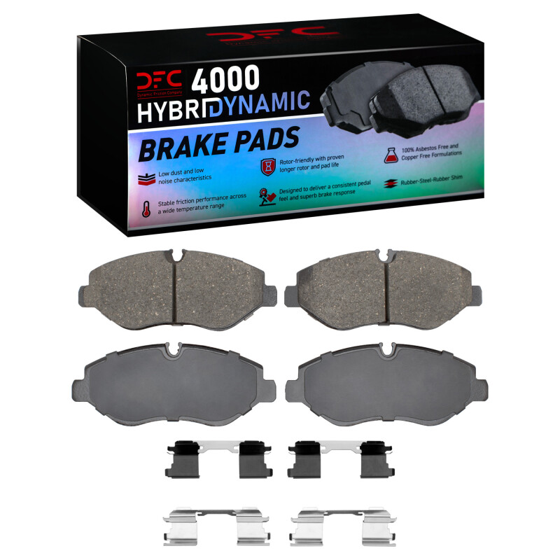 Dodge Sprinter 2500 Brake Pads - Front - DFC - 4000 HybriDynamic - `07-`23