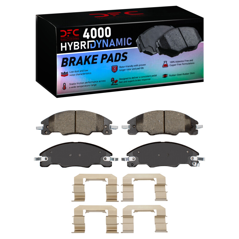 Ford Focus Brake Pads - Front - DFC - 4000 HybriDynamic - `08-`11