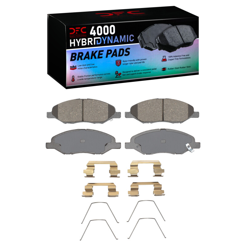 Nissan Versa Brake Pads - Front - DFC - 4000 HybriDynamic - `07-`17