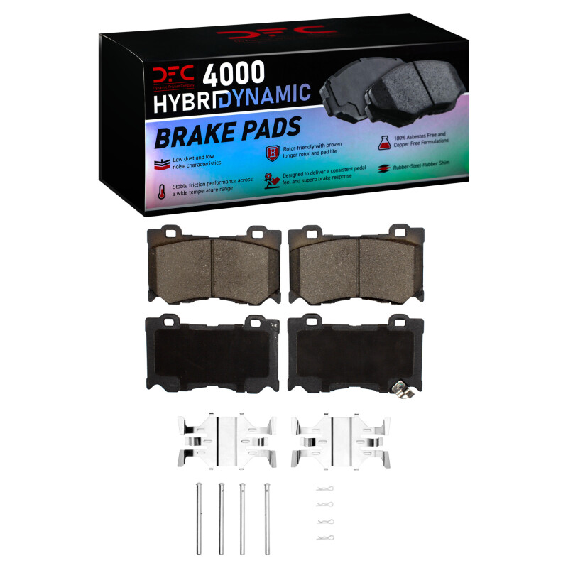 Nissan 370Z Brake Pads - Front - DFC - 4000 HybriDynamic - `09-`20