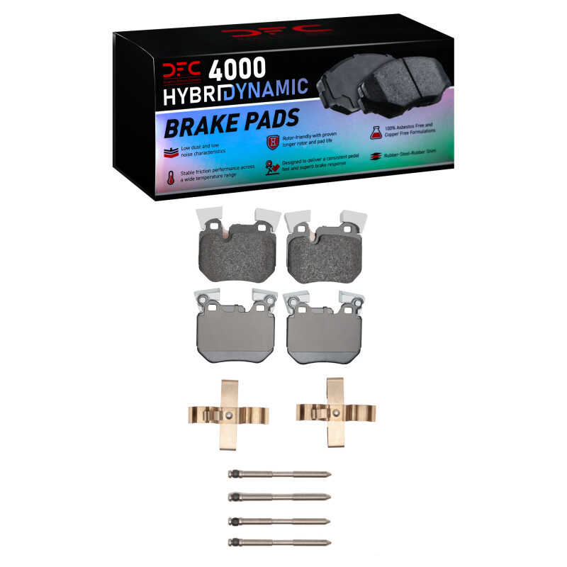 BMW 328i Brake Pads - Rear - DFC - 4000 HybriDynamic - `06-`13