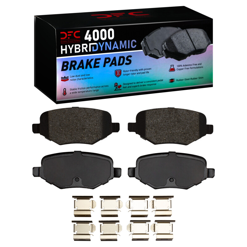 Lincoln MKT Brake Pads - Rear - DFC - 4000 HybriDynamic - `13-`16