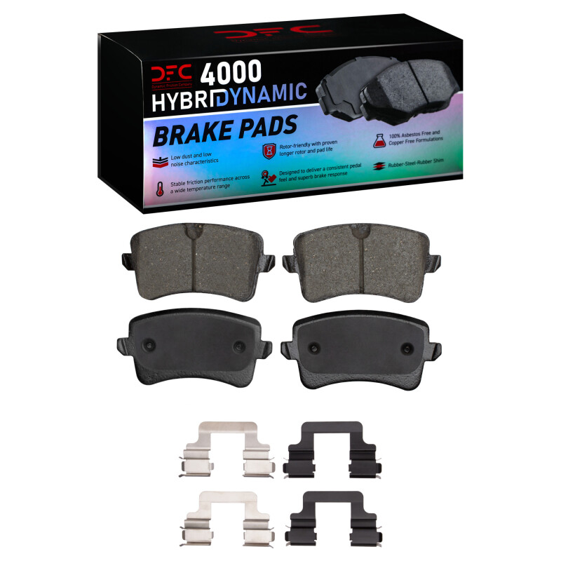 Audi Q5 Brake Pads - Rear - DFC - 4000 HybriDynamic - `08-`17