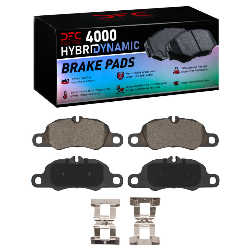 Porsche 718 Boxster Brake Pads - Front - DFC - 4000 HybriDynamic - `09-`23