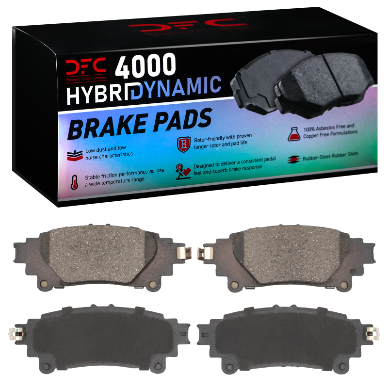 Lexus Rc350 Brake Pads - Rear - DFC - 4000 HybriDynamic - `13-`20