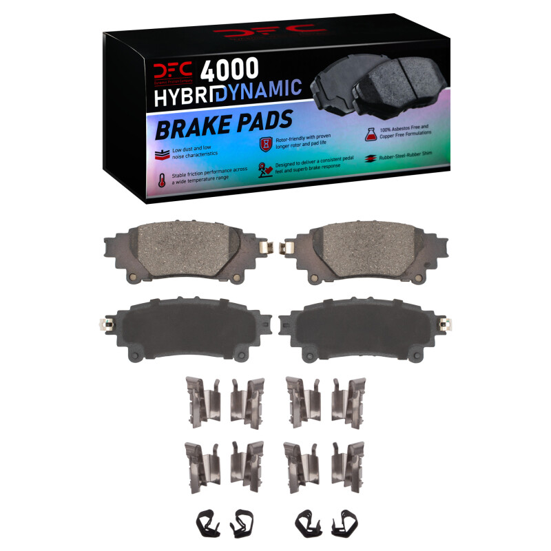 Lexus RC300 Brake Pads - Rear - DFC - 4000 HybriDynamic - `13-`20