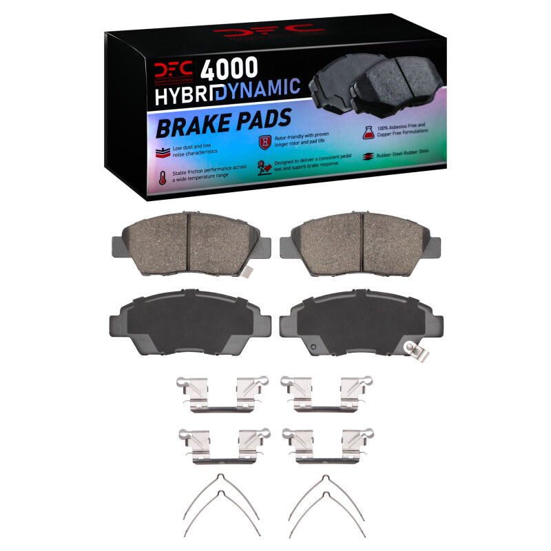 Honda City Brake Pads - Front - DFC - 4000 HybriDynamic - `09-`20 Honda City Brake Pads - Front - DFC - 4000 HybriDynamic - `09-`20