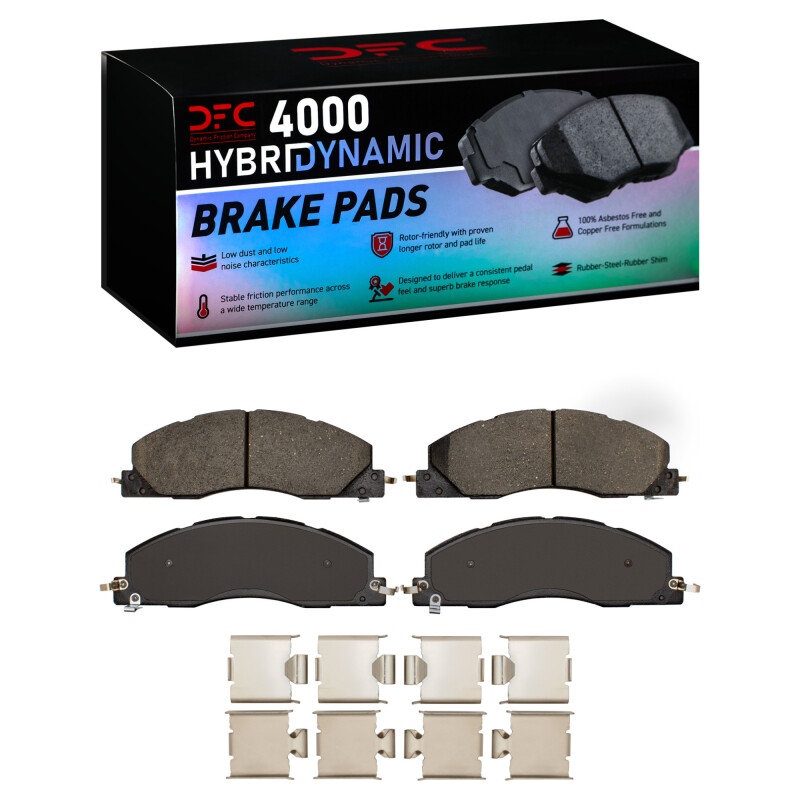 Dodge Ram 3500 Brake Pads - Front - DFC - 4000 HybriDynamic - `09-`18