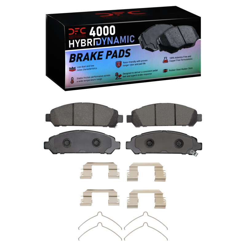 Toyota Venza Brake Pads - Front - DFC - 4000 HybriDynamic - `09-`15