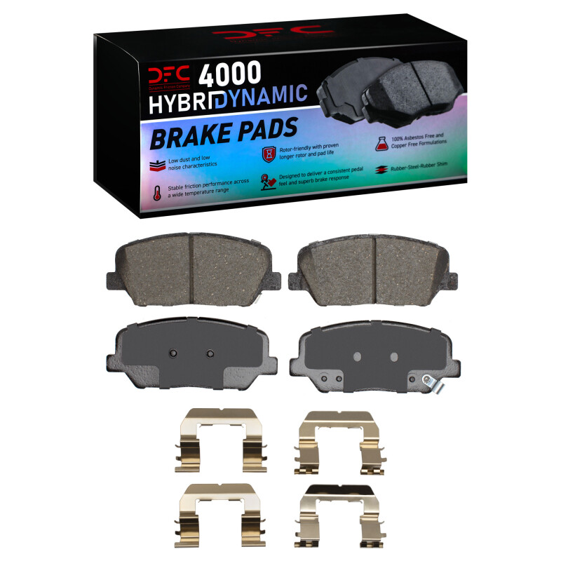 Hyundai Genesis Coupe Brake Pads - Front - DFC - 4000 HybriDynamic - `10-`16