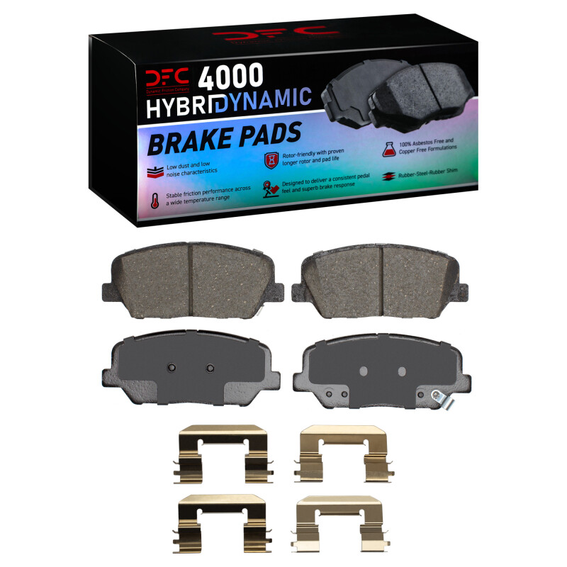 Hyundai Veloster Brake Pads - Front - DFC - 4000 HybriDynamic - `13-`15