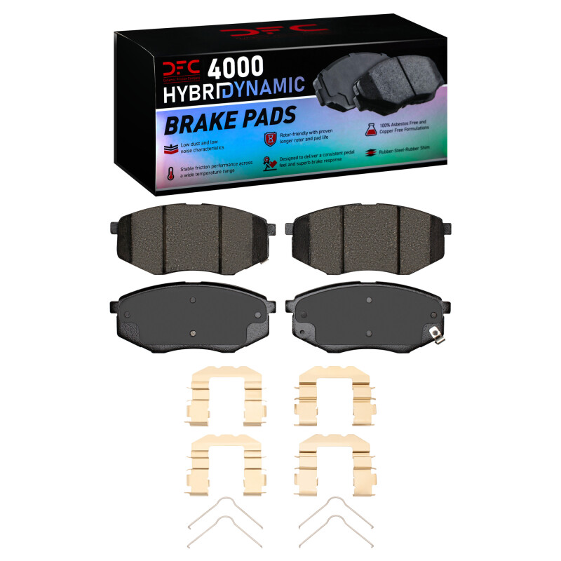 Hyundai Tucson Brake Pads - Front - DFC - 4000 HybriDynamic - `10-`11