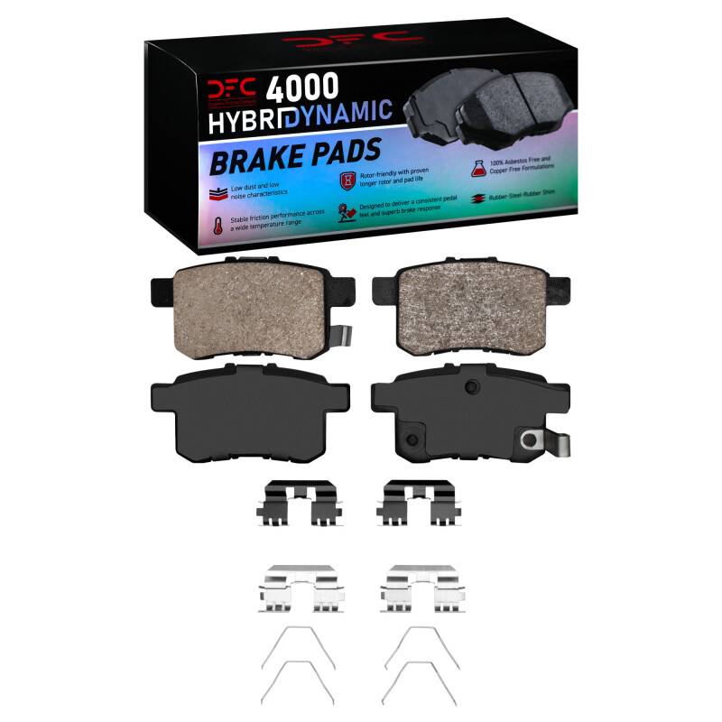 Acura TSX Brake Pads - Rear - DFC - 4000 HybriDynamic - `08-`17