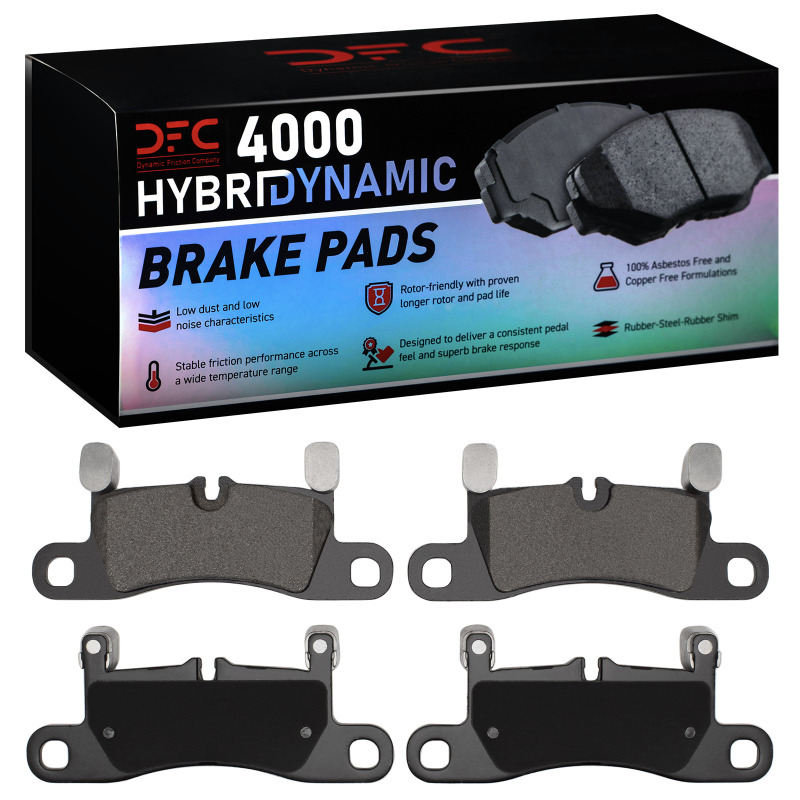 Volkswagen Touareg Brake Pads - Rear - DFC - 4000 HybriDynamic - `11-`18