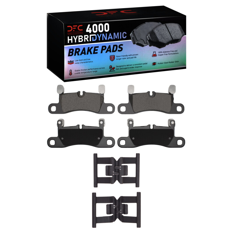 Porsche Cayenne Brake Pads - Rear - DFC - 4000 HybriDynamic - `11-`18