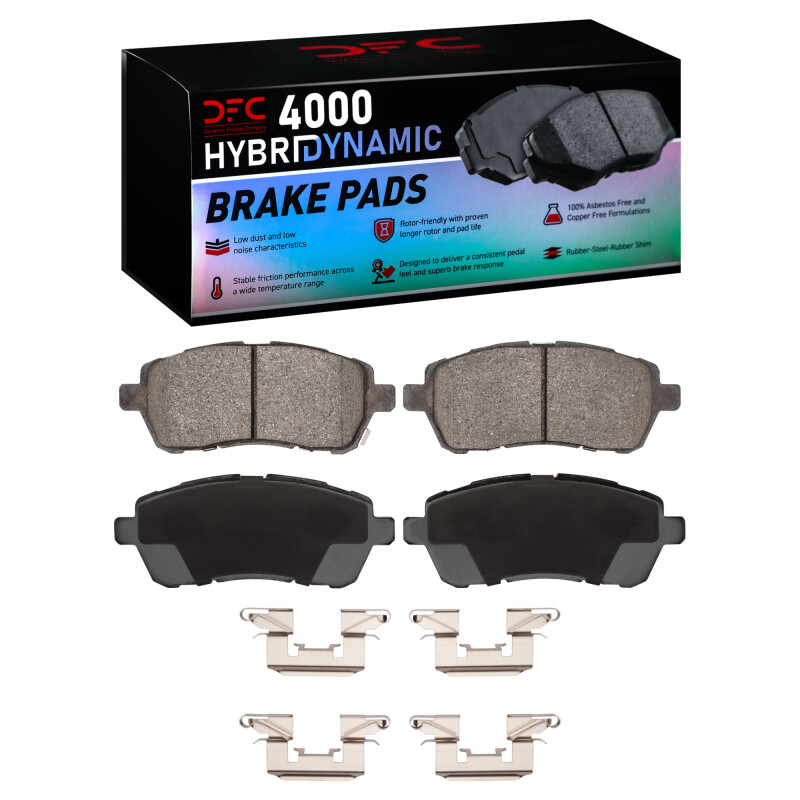 Mazda 2 Brake Pads - Front - DFC - 4000 HybriDynamic - `11-`17