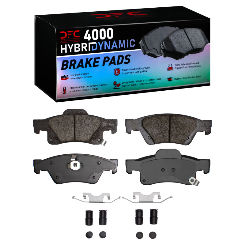 Dodge Durango Brake Pads - Rear - DFC - 4000 HybriDynamic - `11-`25