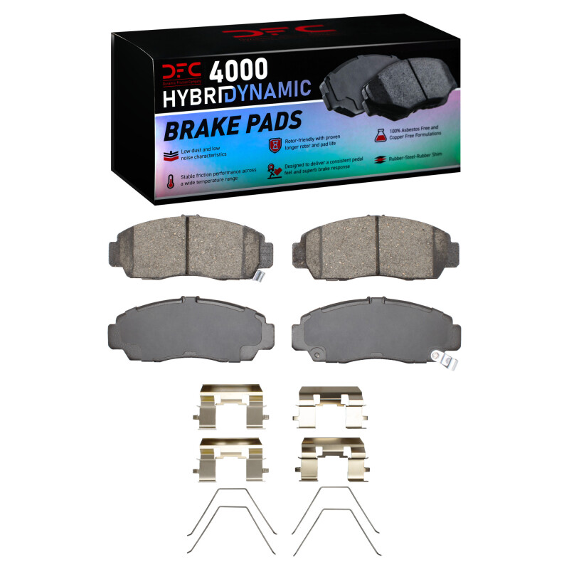 Acura TSX Brake Pads - Front - DFC - 4000 HybriDynamic - `99-`14