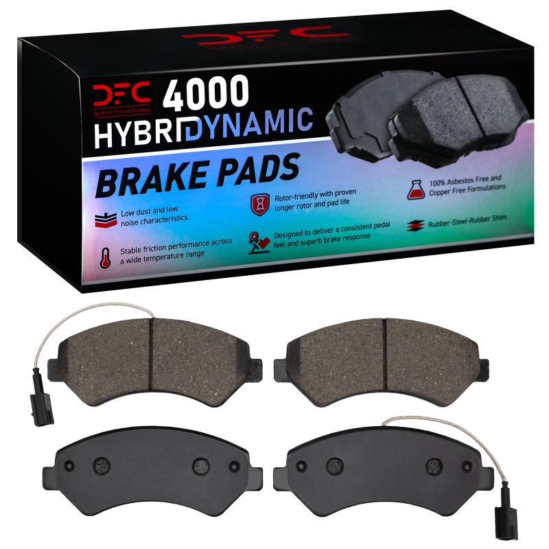 Ram ProMaster 3500 Brake Pads - Front - DFC - 4000 HybriDynamic - `14-`22