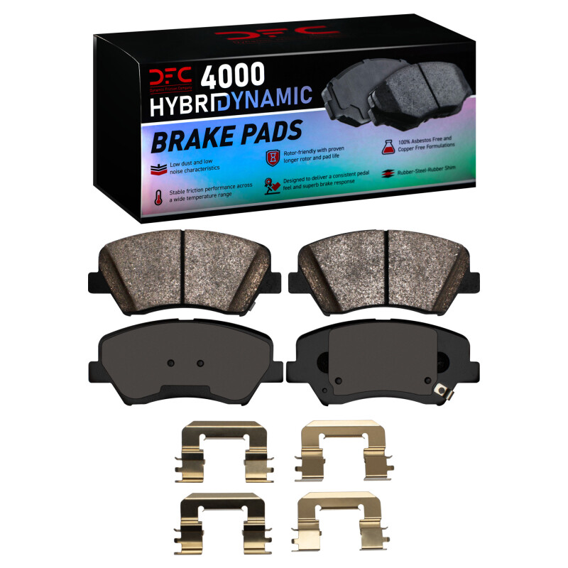 Hyundai Veloster Brake Pads - Front - DFC - 4000 HybriDynamic - `12-`16