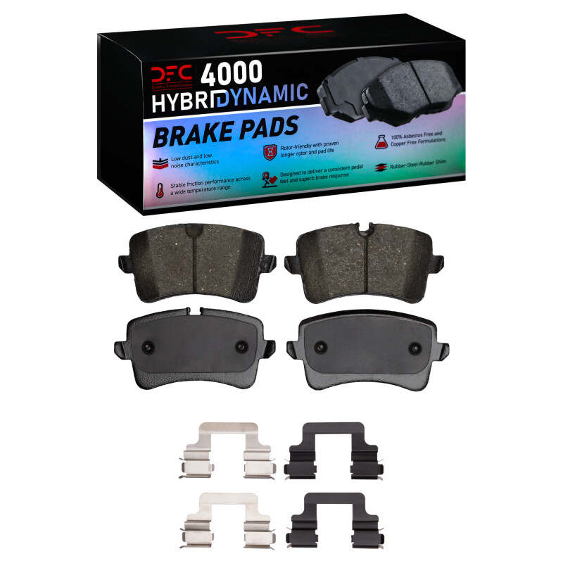 Audi A6 Brake Pads - Rear - DFC - 4000 HybriDynamic - `11-`23