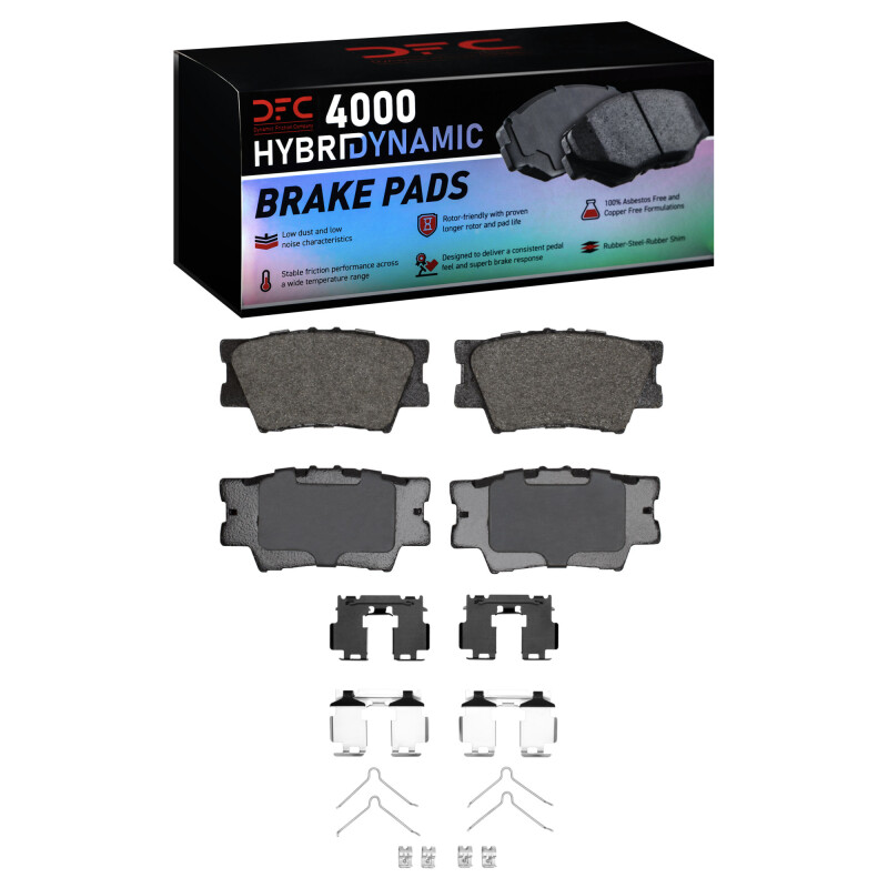 Lexus HS250H Brake Pads - Rear - DFC - 4000 HybriDynamic - `06-`18