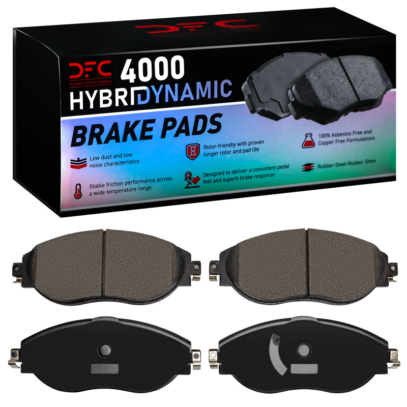 Volkswagen Tiguan Brake Pads - Front - DFC - 4000 HybriDynamic - `18-`25