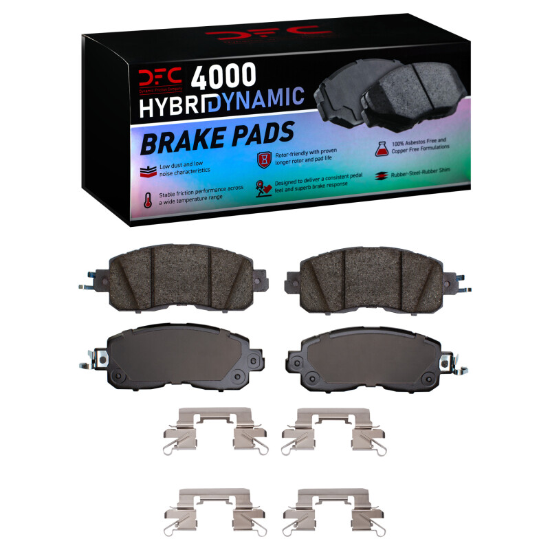 Nissan Leaf Brake Pads - Front - DFC - 4000 HybriDynamic - `13-`25