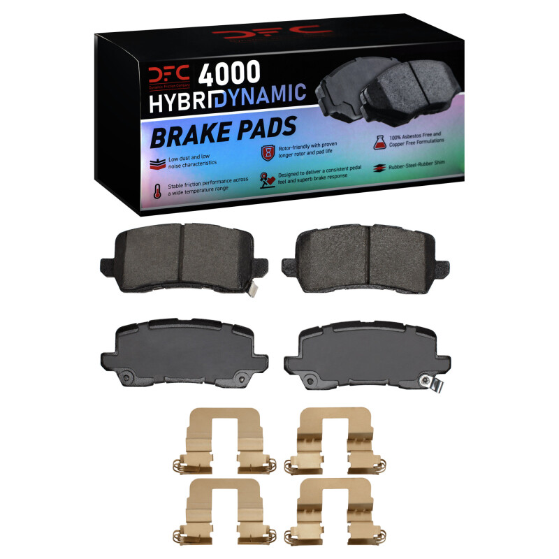 Acura MDX Brake Pads - Rear - DFC - 4000 HybriDynamic - `17-`25