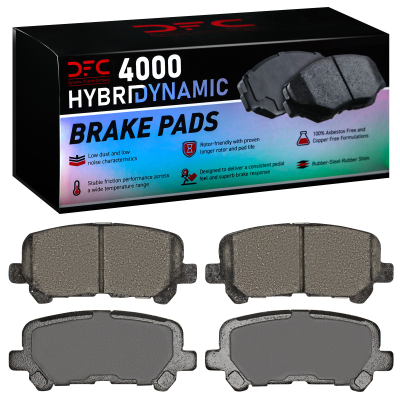 Honda Ridgeline Brake Pads - Rear - DFC - 4000 HybriDynamic - `07-`26