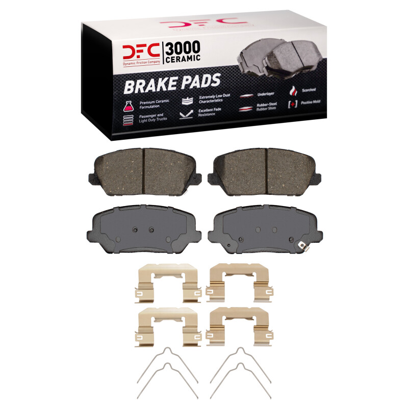 Hyundai Veloster Brake Pads - Front - DFC - 4000 HybriDynamic - `16-`17