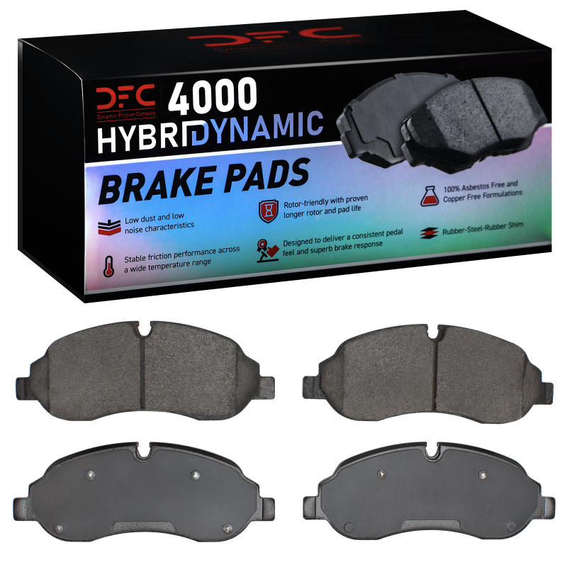 Ford Transit-350 Brake Pads - Front - DFC - 4000 Hybridynamic - `15-`26