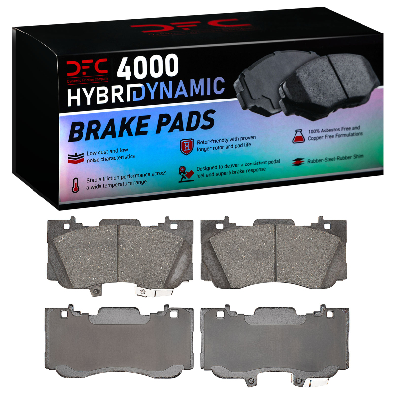 Ford Mustang Brake Pads - Front - DFC - 4000 HybriDynamic - `15-`23