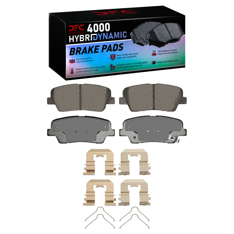 Hyundai Santa Fe Sport Brake Pads - Rear - DFC - 4000 HybriDynamic - `10-`19