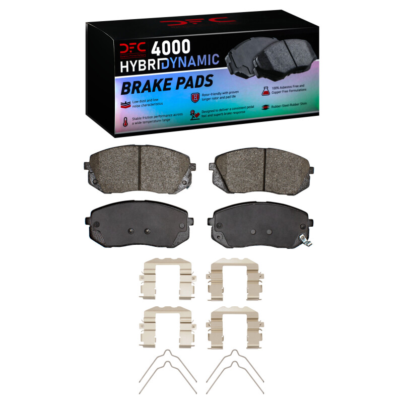 Hyundai Sonata Brake Pads - Front - DFC - 4000 HybriDynamic - `15-`23