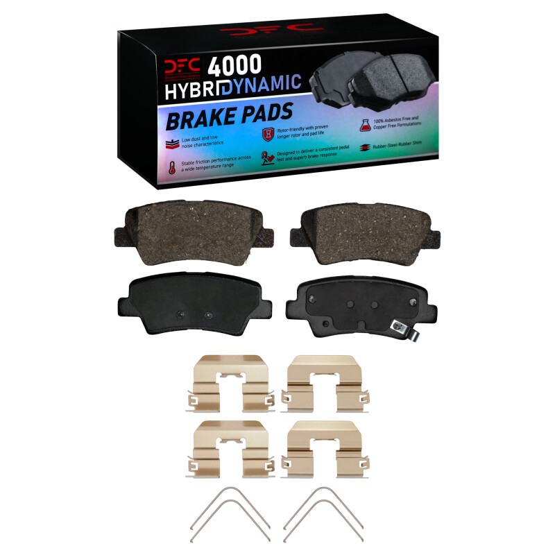 Hyundai Azera Brake Pads - Rear - DFC - 4000 HybriDynamic - `09-`22
