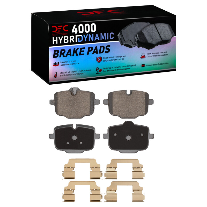 BMW X3 Brake Pads - Rear - DFC - 4000 HybriDynamic - `16-`25