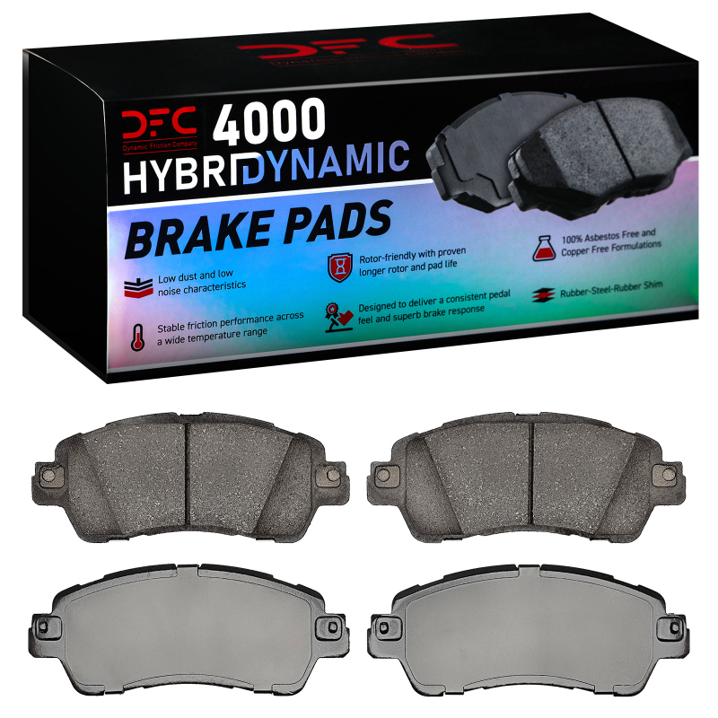 Toyota Yaris Ia Brake Pads - Front - DFC - 4000 Hybridynamic - `16-`25