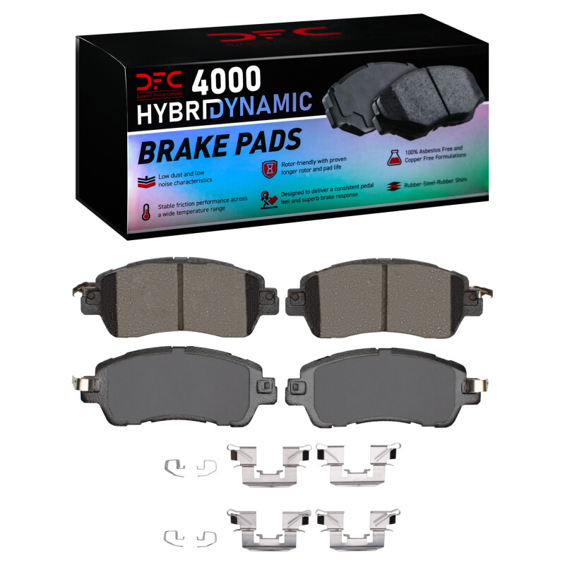 Mazda 2 Brake Pads - Front - DFC - 4000 HybriDynamic - `16-`25