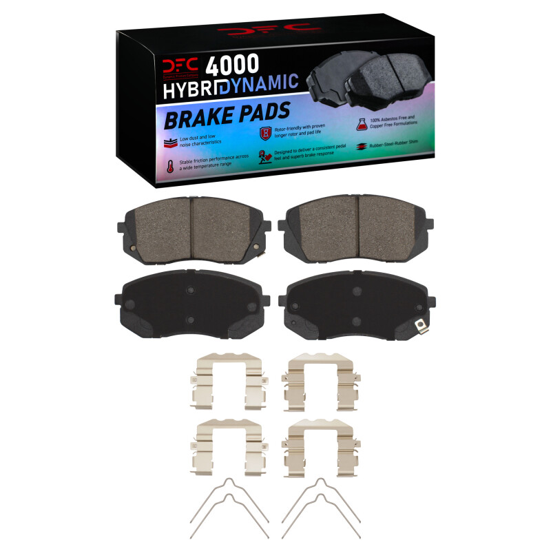 Hyundai Veloster Brake Pads - Front - DFC - 4000 HybriDynamic - `17-`25