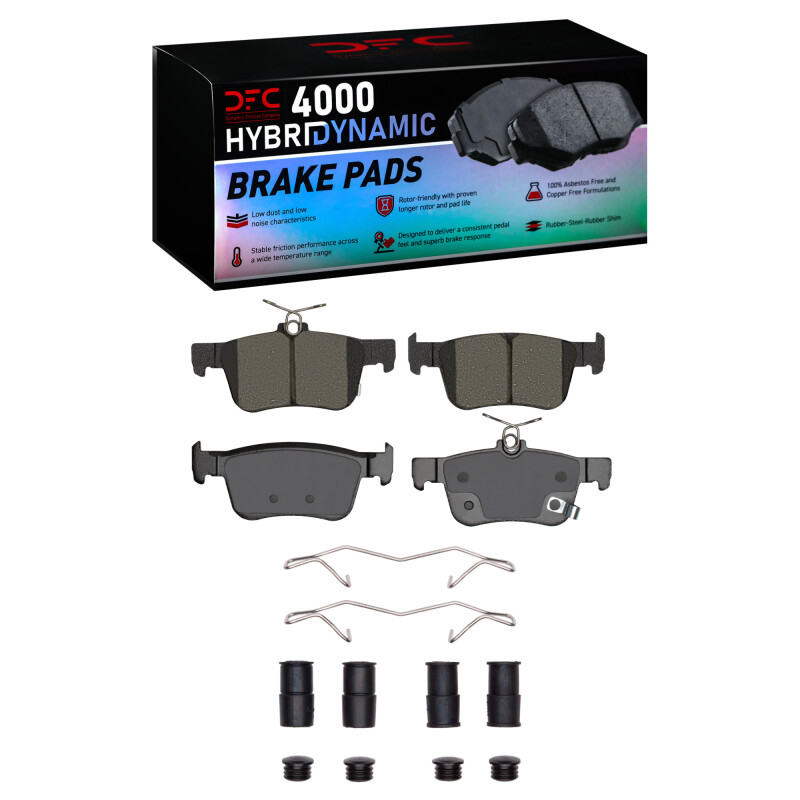 Acura Integra Brake Pads - Rear - DFC - 4000 HybriDynamic - `16-`25