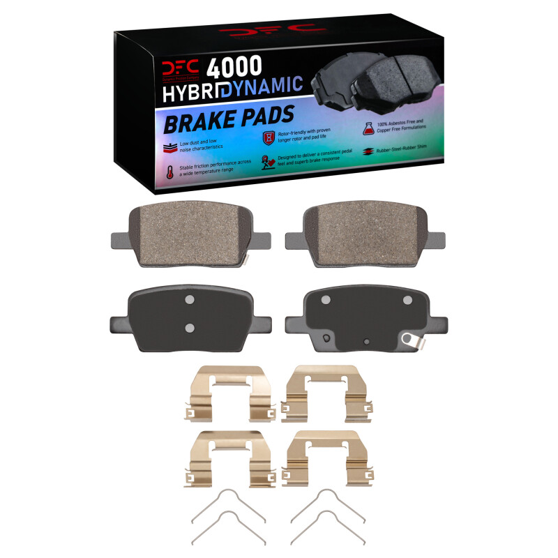 Buick Enclave Brake Pads - Rear - DFC - 4000 HybriDynamic - `16-`24