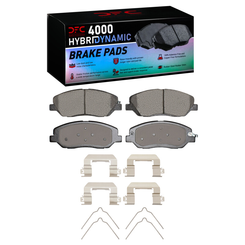 Hyundai Santa Fe Brake Pads - Front - DFC - 4000 HybriDynamic - `06-`19