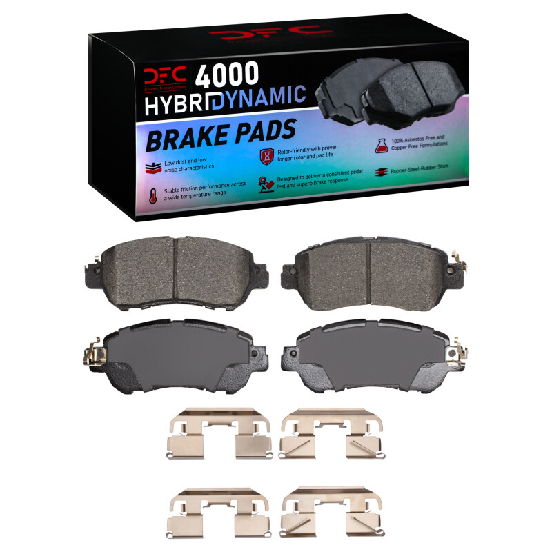 Nissan Versa Brake Pads - Front - DFC - 4000 HybriDynamic - `17-`25