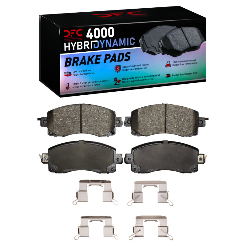 Subaru Crosstrek Brake Pads - Front - DFC - 4000 HybriDynamic - `17-`25